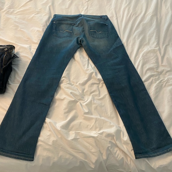 Mens 7 for all mankind jeans size 34 - Picture 2 of 4